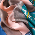 2021 New Fashion Print Design Silk Pashmina Shawls Wraps Scarf