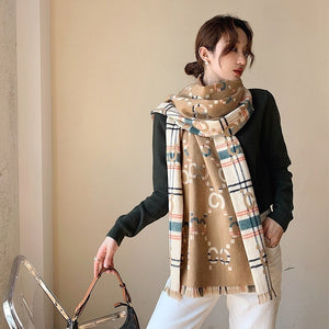 2021 New Letter Double-sided Pashmina Scarf