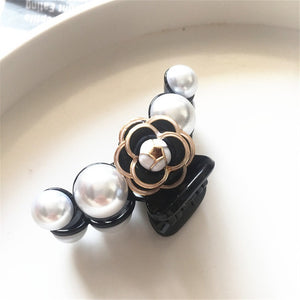 Fashion Floral Simulated Pearl Claws Hairpins