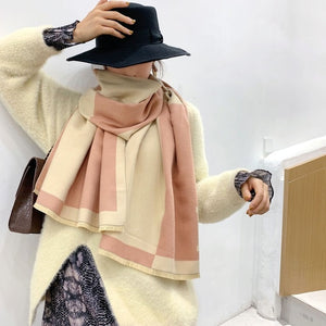 2021 New Luxury Pashmina Brand Blanket Shawls Wraps Scarf