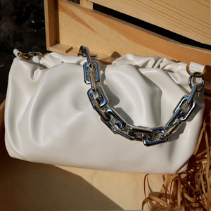 2021 Chain Soft Leather Hobos Bag