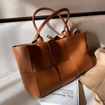 2021 Luxury Brand Large Weave Tote Bag