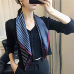 2021 Office Style Silk Bubble Neck Scarf